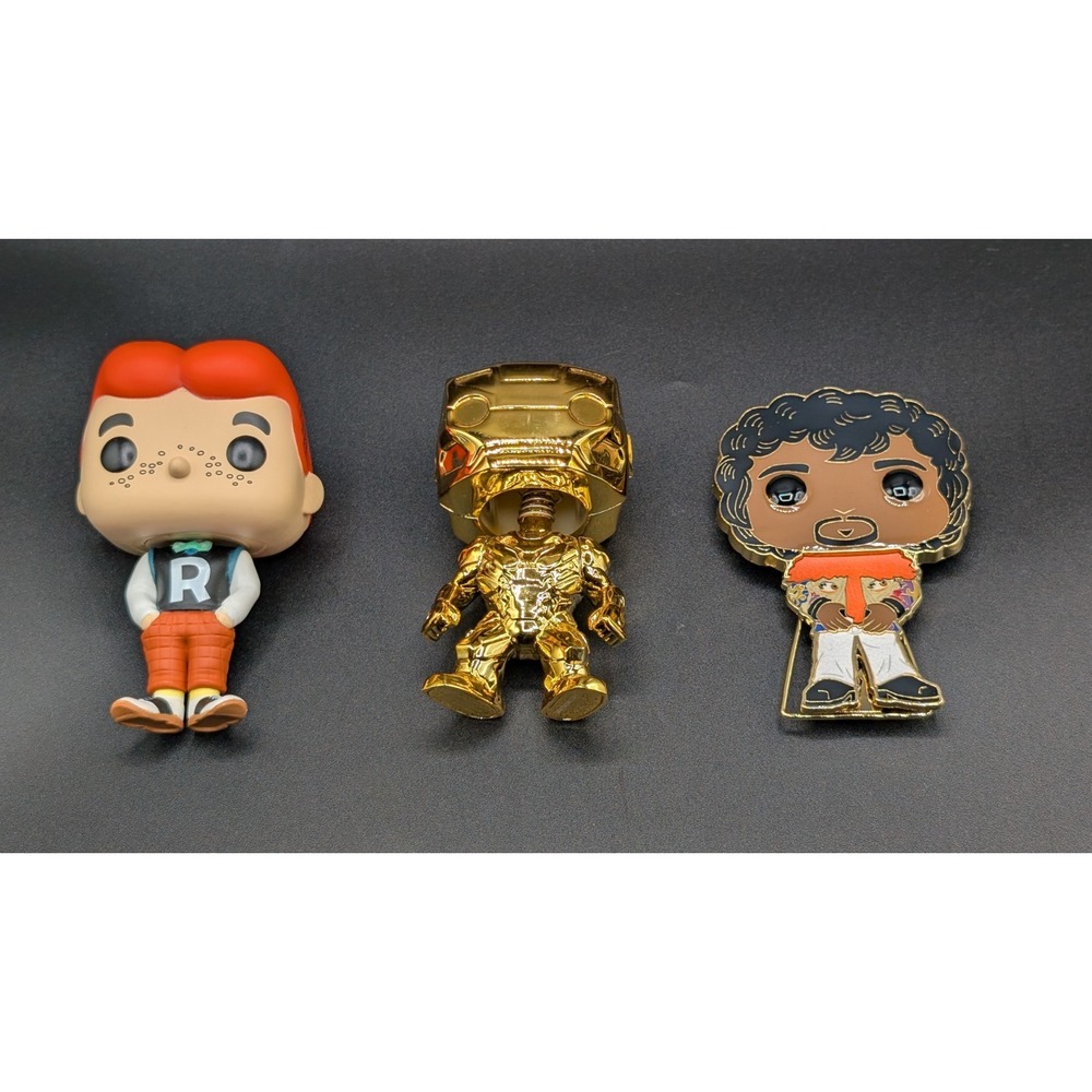Funko Pop! Lot Of 3 (Iron Man, Archie, Jimi Hendrix ) Marvel, Comics, Rock